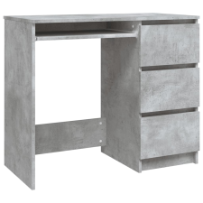 vidaXL betonszürke forgácslap íróasztal 90 x 45 x 76 cm (801377) íróasztal