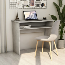 vidaXL Betonszürke forgácslap íróasztal 90 x 50 x 74 cm íróasztal