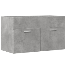 vidaXL betonszürke forgácslap mosdószekrény 80 x 38,5 x 46 cm (856210) fürdőszoba bútor