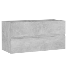 vidaXL betonszürke forgácslap mosdószekrény 90 x 38,5 x 45 cm (804759) fürdőszoba bútor