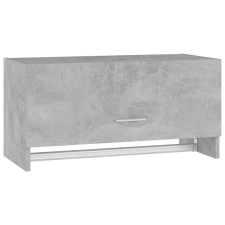 vidaXL betonszürke forgácslap ruhásszekrény 70 x 32,5 x 35 cm (808246) bútor