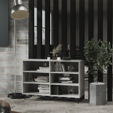 vidaXL betonszürke forgácslap tálalószekrény 103,5 x 35 x 70 cm bútor