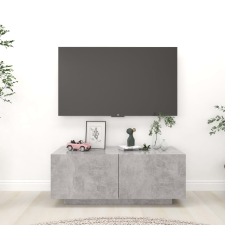 vidaXL betonszürke forgácslap TV-szekrény 100 x 35 x 40 cm bútor
