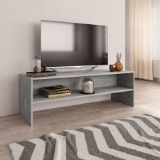 vidaXL Betonszürke forgácslap TV-szekrény 120 x 40 x 40 cm bútor