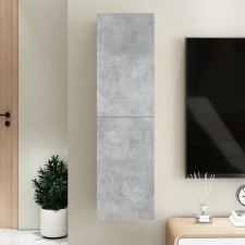 vidaXL Betonszürke forgácslap TV-szekrény 30,5 x 30 x 110 cm bútor