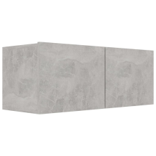 vidaXL betonszürke forgácslap TV-szekrény 80 x 30 x 30 cm (801476) bútor