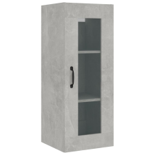vidaXL betonszürke függő faliszekrény 34,5 x 34 x 90 cm (812460) bútor