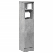 vidaXL betonszürke fürdőszobaszekrény tekercstartóval 20,5x22x90 cm fürdőszoba bútor
