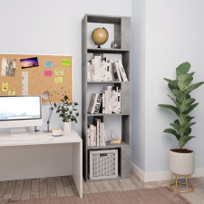 vidaXL Betonszürke könyvszekrény/térelválasztó 45 x 24 x 159 cm bútor