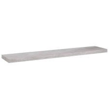 vidaXL betonszürke MDF lebegő fali polc 120 x 23,5 x 3,8 cm (326606) bútor