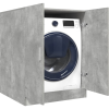 vidaXL betonszürke mosógépszekrény 70,5 x 71,5 x 91,5 cm (856639)