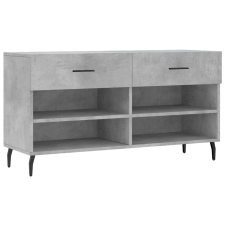 vidaXL betonszürke műfa cipőpolc 102 x 35 x 55 cm (829760) bútor