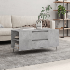 vidaXL betonszürke műfa dohányzóasztal 102x44,5x50 cm bútor