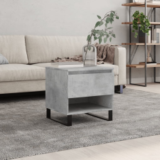 vidaXL betonszürke műfa dohányzóasztal 50 x 46 x 50 cm bútor