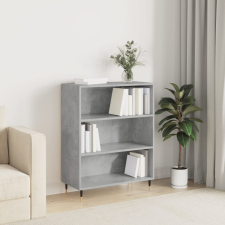 vidaXL betonszürke műfa könyvespolc 69,5 x 32,5 x 90 cm bútor