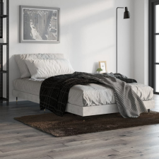 vidaXL betonszürke szerelt fa ágykeret 90 x 190 cm ágy és ágykellék