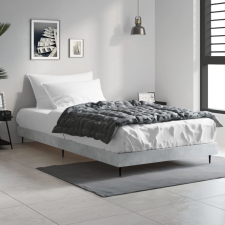 vidaXL betonszürke szerelt fa ágykeret 90 x 190 cm ágy és ágykellék
