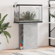 vidaXL Betonszürke szerelt fa akváriumi állvány 36x75x72,5 cm halfelszerelések