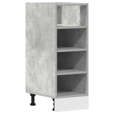 vidaXL betonszürke szerelt fa alsószekrény 30x44,5x81,5 cm (854196) bútor