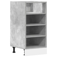 vidaXL betonszürke szerelt fa alsószekrény 40x44,5x81,5 cm (854205) bútor