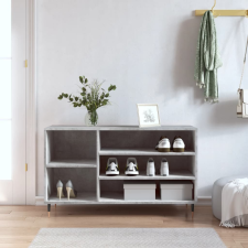 vidaXL betonszürke szerelt fa cipőszekrény 102x36x60 cm bútor