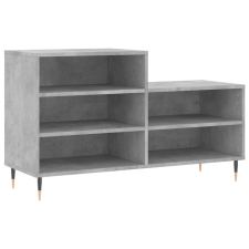 vidaXL betonszürke szerelt fa cipőszekrény 102x36x60 cm (831384) bútor