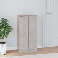 vidaXL betonszürke szerelt fa cipőszekrény 55 x 35 x 108 cm bútor