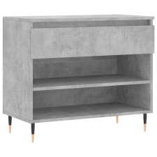 vidaXL betonszürke szerelt fa cipőszekrény 70x36x60 cm (831432) bútor