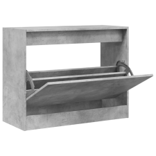 vidaXL betonszürke szerelt fa cipőszekrény 80 x 34 x 63 cm (839962) bútor