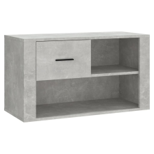 vidaXL betonszürke szerelt fa cipőszekrény 80x35x45 cm (816756) bútor