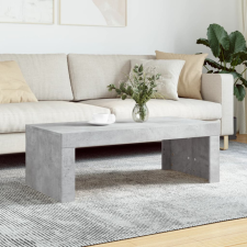 vidaXL betonszürke szerelt fa dohányzóasztal 102 x 50 x 36 cm bútor