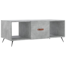 vidaXL betonszürke szerelt fa dohányzóasztal 102 x 50 x 40 cm (829272) bútor