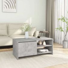 vidaXL betonszürke szerelt fa dohányzóasztal 102x 50 x 45 cm bútor