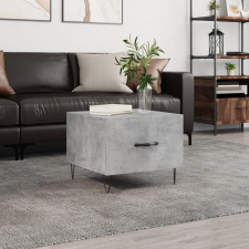 vidaXL betonszürke szerelt fa dohányzóasztal 50 x 50 x 40 cm bútor
