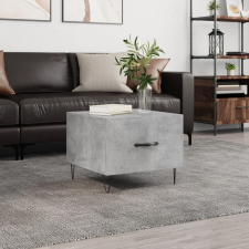 vidaXL betonszürke szerelt fa dohányzóasztal 50 x 50 x 40 cm bútor