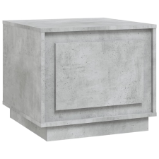 vidaXL betonszürke szerelt fa dohányzóasztal 51x50x44 cm (819872) bútor