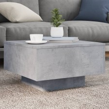 vidaXL betonszürke szerelt fa dohányzóasztal 55x55x31 cm bútor