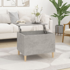 vidaXL betonszürke szerelt fa dohányzóasztal 60 x 44,5 x 45 cm bútor