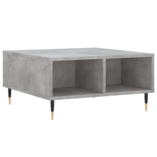 vidaXL betonszürke szerelt fa dohányzóasztal 60 x 60 x 30 cm (827032) bútor