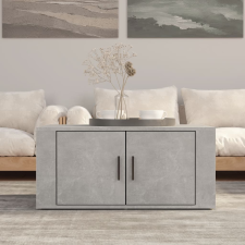 vidaXL betonszürke szerelt fa dohányzóasztal 80 x 50 x 36 cm bútor