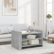 vidaXL betonszürke szerelt fa dohányzóasztal 80 x 50 x 50 cm bútor