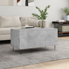vidaXL betonszürke szerelt fa dohányzóasztal 90x44,5x45 cm bútor