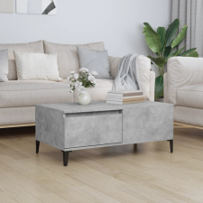 vidaXL betonszürke szerelt fa dohányzóasztal 90x50x36,5 cm bútor