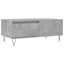 vidaXL betonszürke szerelt fa dohányzóasztal 90x50x36,5 cm (830808) bútor
