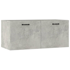 vidaXL betonszürke szerelt fa faliszekrény 80 x 35 x 36,5 cm (812937) bútor
