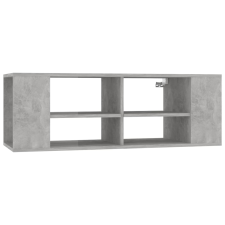 vidaXL betonszürke szerelt fa falra szerelhető TV-szekrény 102x35x35cm (806242) bútor