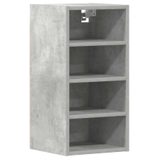vidaXL betonszürke szerelt fa függő szekrény 30x29,5x60 cm (854169) bútor