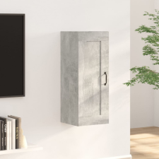 vidaXL betonszürke szerelt fa függőszekrény 35 x 34 x 90 cm bútor