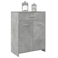 vidaXL betonszürke szerelt fa fürdőszobaszekrény 60 x 33 x 80 cm fürdőszoba bútor
