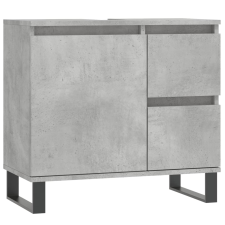 vidaXL betonszürke szerelt fa fürdőszobaszekrény 65 x 33 x 60 cm (831616) fürdőszoba bútor